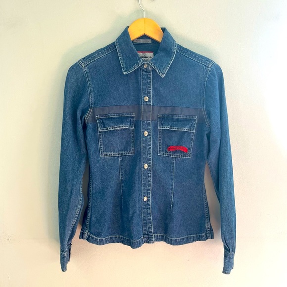 Vintage Pepe Jeans London Denim Button Down Shirt - Picture 1 of 9
